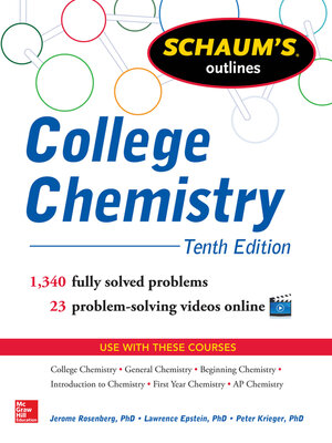Schaum's Outline of College Chemistry - ebook
